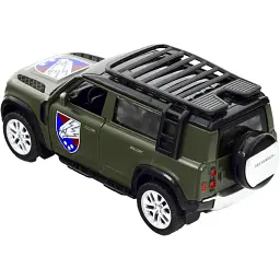 Машинка TechnoDrive серії Шеврони Героїв LAND ROVER DEFENDER 110 "25 ОВДБр" - мініатюра 3