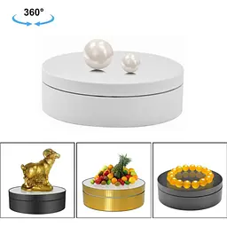 Поворотний стіл Puluz DCA1360W 12см White [168363] - мініатюра 3
