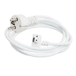 Кабель живлення від мережі 220 вольтів для Apple MacBook ExtraDigital KBP1796 1.8 м білий - мініатюра 2
