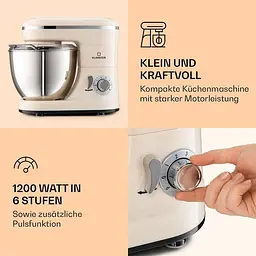 Кухонний комбайн тістоміс Klarstein Bella Mini (10037981) - мініатюра 2