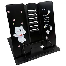 Підставка для книг "Bear" 555-328-S(Black) металева