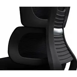 Офісне крісло GT Racer B-121A Black [132240] - мініатюра 10