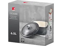Каструля Bergner Excalibur Gray (BG-36102-GY) - мініатюра 6