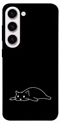 TPU чохол Demsky Lazy cat для Samsung Galaxy S23+
