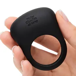 Віброкільце Fifty Shades of Grey Sensation Vibrating Love Ring 6.5 см чорний - мініатюра 2
