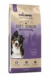 Сухий корм Chicopee (Чикопі) CNL Senior Soft Chicken & Rice 15 кг для літніх собак від 7 року життя всіх порід