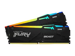 Модуль пам'яті Kingston FURY 32 GB (2x16GB) DDR5 6800 MHz Beast RGB EXPO (KF568C34BBEAK2-32)
