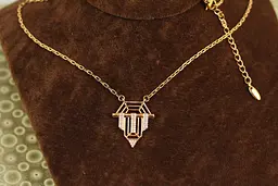 Набір Xuping Jewelry Кристалічний блиск 42 см добір 5 см золотистий