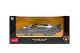 Машинка Rastar Lamborghini Murcielago 1:24 метал сірий 39301 - мініатюра 2