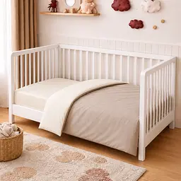 Дитяча постільна білизна MIRSON BABY фланель Milk/Cappuchino 110х160см (2200012800201) - мініатюра 9