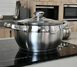Каструля Prime з нержавіючої сталі Fissman Ø16х9,5хØ12,5 см kuh0007848 - мініатюра 5