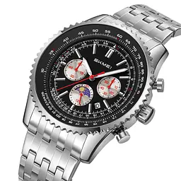 Чоловічий наручний годинник 9348BK Black Skmei acs0030889 - мініатюра 2
