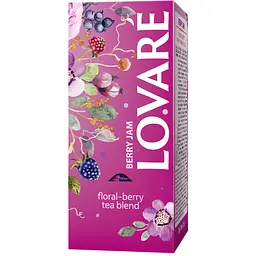 Бленд квітково-ягідного чаю Lovare Berry Jam 36 г (24 шт. х 1.5 г) - мініатюра 2