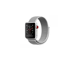 Смарт-годинник Apple Watch Series 3 GPS + Cellular 38mm Silver Aluminum w. Seashell Sport L. (MQJR2)