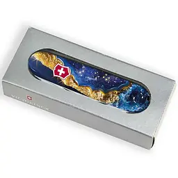 Складаний ніж Victorinox HUNTSMAN DESIGN Золотисто-блакитний кристал - мініатюра 5
