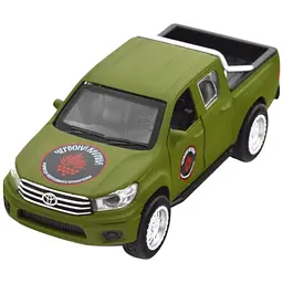 Автомодель TechnoDrive KM6119 серія Шеврони Героїв Toyota Hilux Червона калина - мініатюра 5