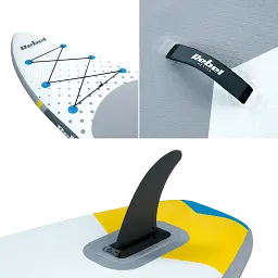 SUP дошка Rebel Active 350 см з аксесуарами сапборд 150 кг 350 x 81 х 15 см White - мініатюра 10