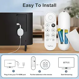 Голосовий пульт керування для Chromecast Google TV HD 4K та Google TV Streamer - мініатюра 4