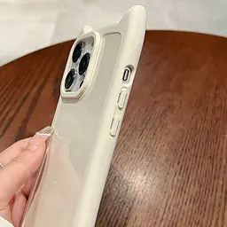 Чохол TPU Cat для Apple iPhone 13 Pro (6.1) Antique White - мініатюра 6