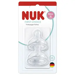 Соска Nuk First Choice силікон Flow con  від 6 міс 2 шт. (3954277) - мініатюра 3