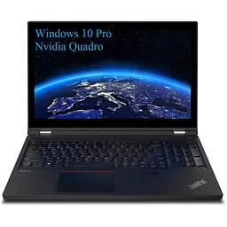 Ноутбук Lenovo ThinkPad P15 Gen 1, IPS, I7-10750H, 64GB DDR4, 2 x 512 GB m2 PCIe, RTX 1000 4GB, Windows