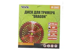 Диск для тримера та мотокоси Mastertool 255 мм x 40 Т Dragon - мініатюра 2