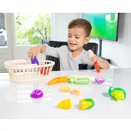 Ігровий набір New Classic Toys Кошик з овочами, каучукове дерево - мініатюра 4