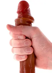 Двосторонній фалоімітатор Get Real Double Dong, 35 см - мініатюра 5