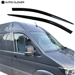 Дефлектори вікон вітровики для Volkswagen Crafter 2017-2 шт (Auto Clover)