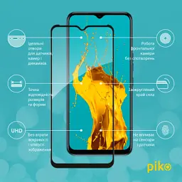 Скло захисне Piko Full Glue Tecno Spark 8T (1283126542282) - мініатюра 2