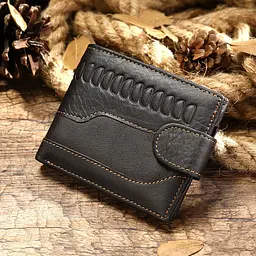 Чоловічий шкіряний гаманець Vintage 9,5х11х2 см acs0015162 - мініатюра 8