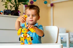 Конструктор-трансформер Super Wings Small Blocks 2-in-1 Buildable Transforming Vehicle Donnie, Донні, 265 деталей (EU385007) - мініатюра 7