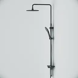 Душова система Am.Pm ShowerSpot без змішувача Like black F0780222, Чорний матовий - мініатюра 10