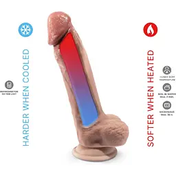 Фалоімітатор SilexD Tomas Premium Real Skin Flesh (9in MODEL 1) - мініатюра 5