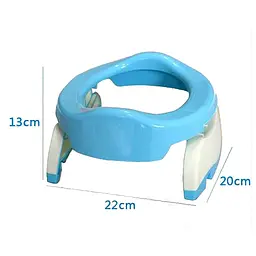 Дитячий дорожній горщик 2in1 Blue - мініатюра 3