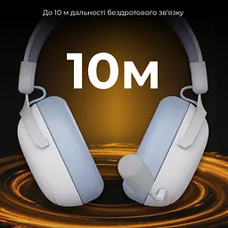 Навушники Ajazz AHM08 MAX 3-Mode White (AHM08-MAX-PWB) - мініатюра 10