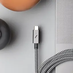 Кабель USB-C to USB-C Native Union Belt Cable Pro 240W Zebra 2.4 м (BELT-PRO2-ZEB-NP) - мініатюра 5