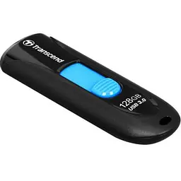 USB флеш накопичувач Transcend 128GB JetFlash 790 Black USB 3.0 (TS128GJF790K) - мініатюра 2
