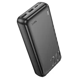 Зовнішній аккумулятор HOCO J123A Element power bank(20000mAh) Чорний - мініатюра 3