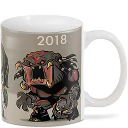 Кухоль GeekLand Alien Чужий Хижак 2007-2018 AL.02.028 330 мл білий - мініатюра 2
