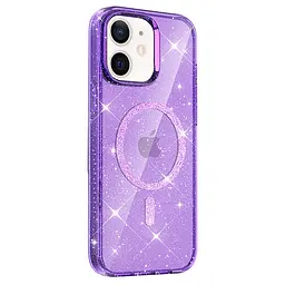 Чохол TPU Eclipse Sparkle Magnetic Fit для Apple iPhone 11 (6.1") Purple - мініатюра 2
