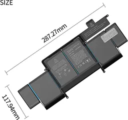 Акумулятор A1493 6300 мА·год для MacBook Pro 13" A1502 (2013–2015) з інструментами - мініатюра 4