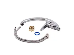Змішувач Lidz на мийку хром для кухні Nicole 008F, Chrome (k35) LDNIC008FCRM21877 - мініатюра 4