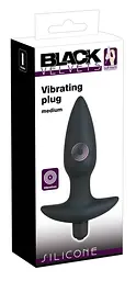 Анальна пробка Black Velvet Medium 15 см (чорний) - мініатюра 5