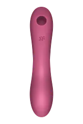Вібратор Satisfyer Curvy Trinity 3 Вакуумний та стимулятор для точки G, 17.5х5.3 см червоний - мініатюра 7