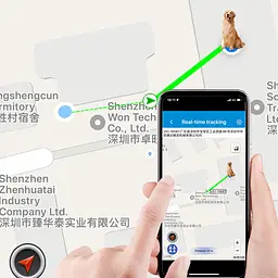 Трекер GPS для тварин V53 Pet Tracker SIM (4GLTE) 900mAh White - мініатюра 3
