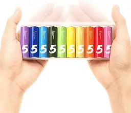 Батарейки ZMI Rainbow AA batteries 10 pcs AA501 - набір 10 штук - мініатюра 4