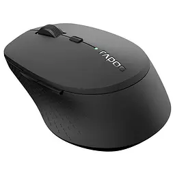 Бездротова миша Rapoo M300 Silent Wireless Multi-Mode Bluetooth Dark Grey (M300 silent grey) - мініатюра 2
