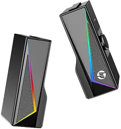 Акустична система Hewlett Packard 2.0 HP DHE-6005 USB 6W LED підсвітка RGB - мініатюра 3