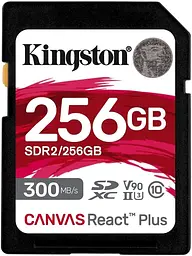 Карта пам'яті SD 256GB C10 UHS-II U3 R300/W260MB/s Kingston teh0013742